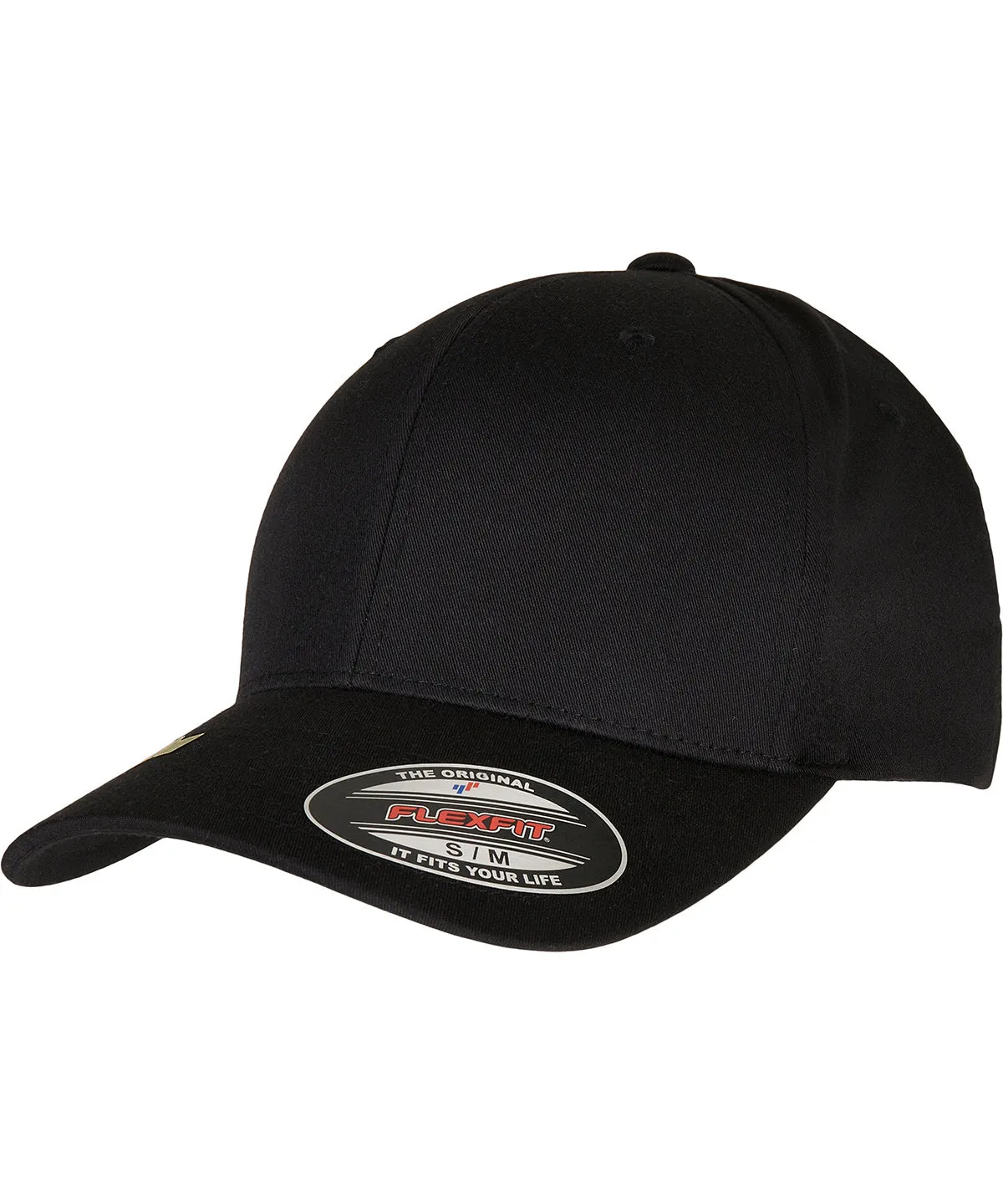 Black - Flexfit recycled polyester cap