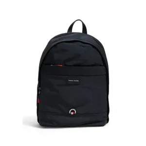 Black Recycled Polyester Backpack