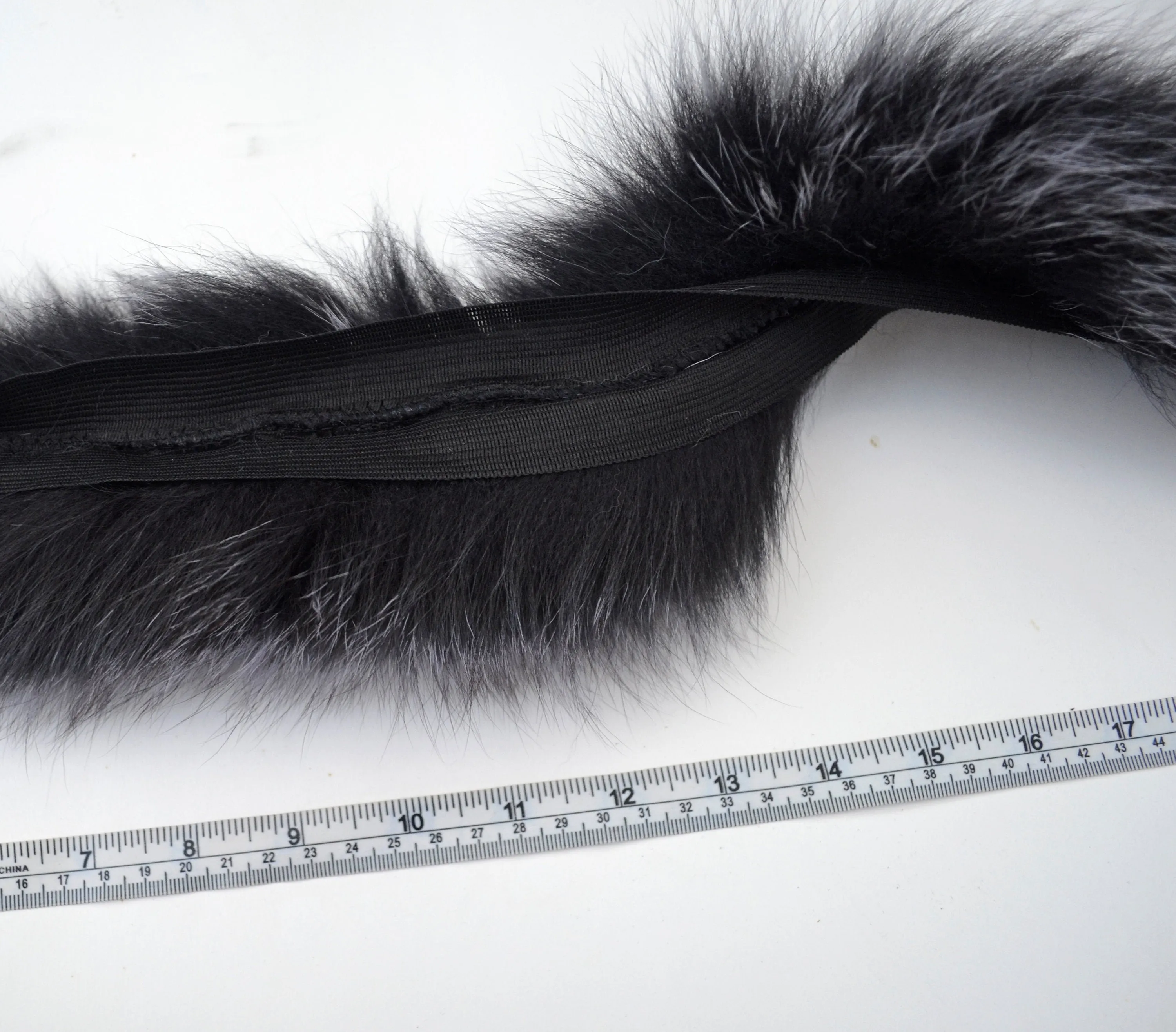 BY ORDER 60 cm Real Fox Fur (Tail) Trim Hood, Fur collar trim, Fox Fur Collar, Fur Scarf, Fur Ruff, Fur Hood, Fur stripe, Coat Trim