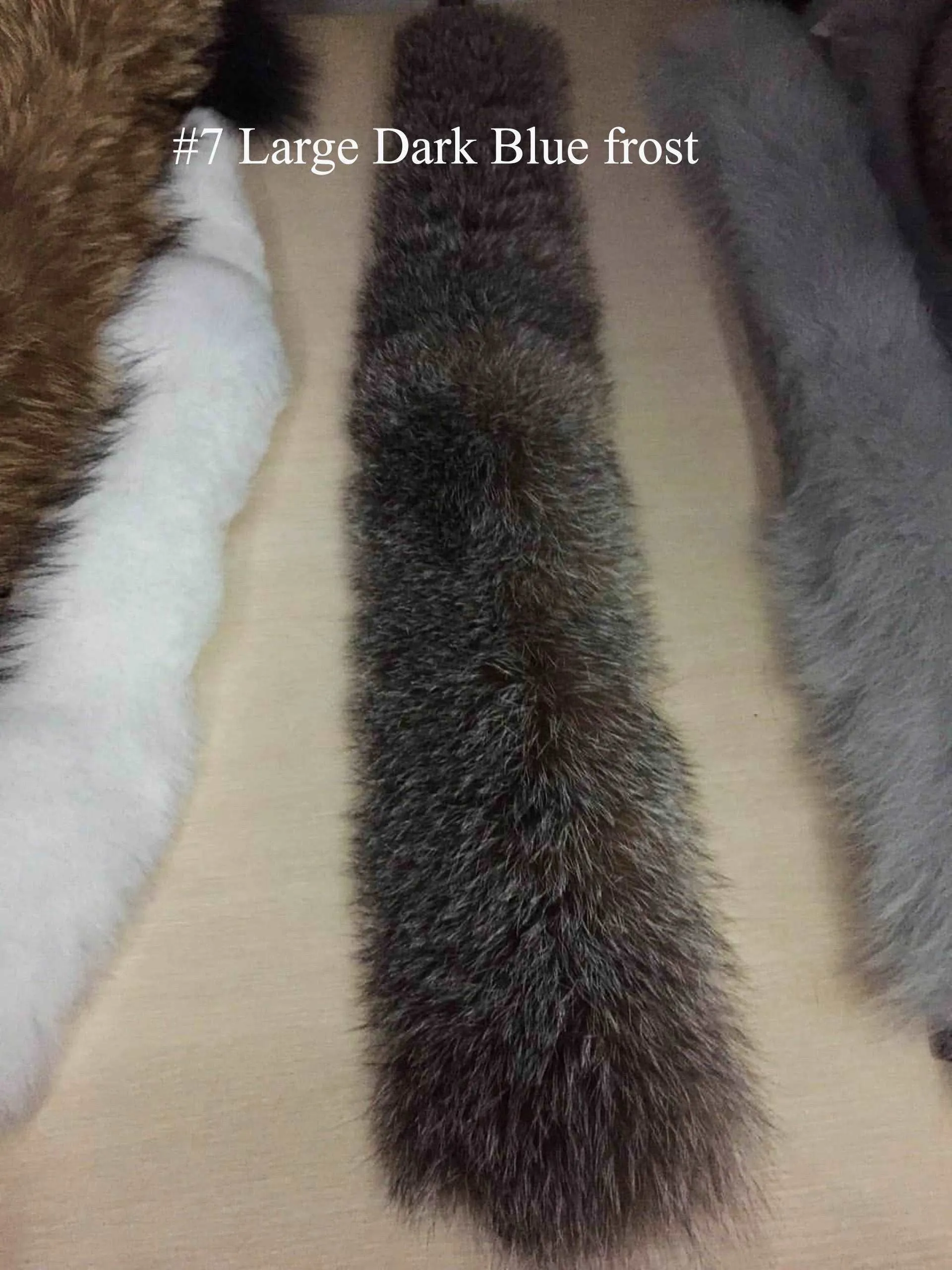 BY ORDER Finnish Silver Fox Fur Trims for Hood, Fur Replacement