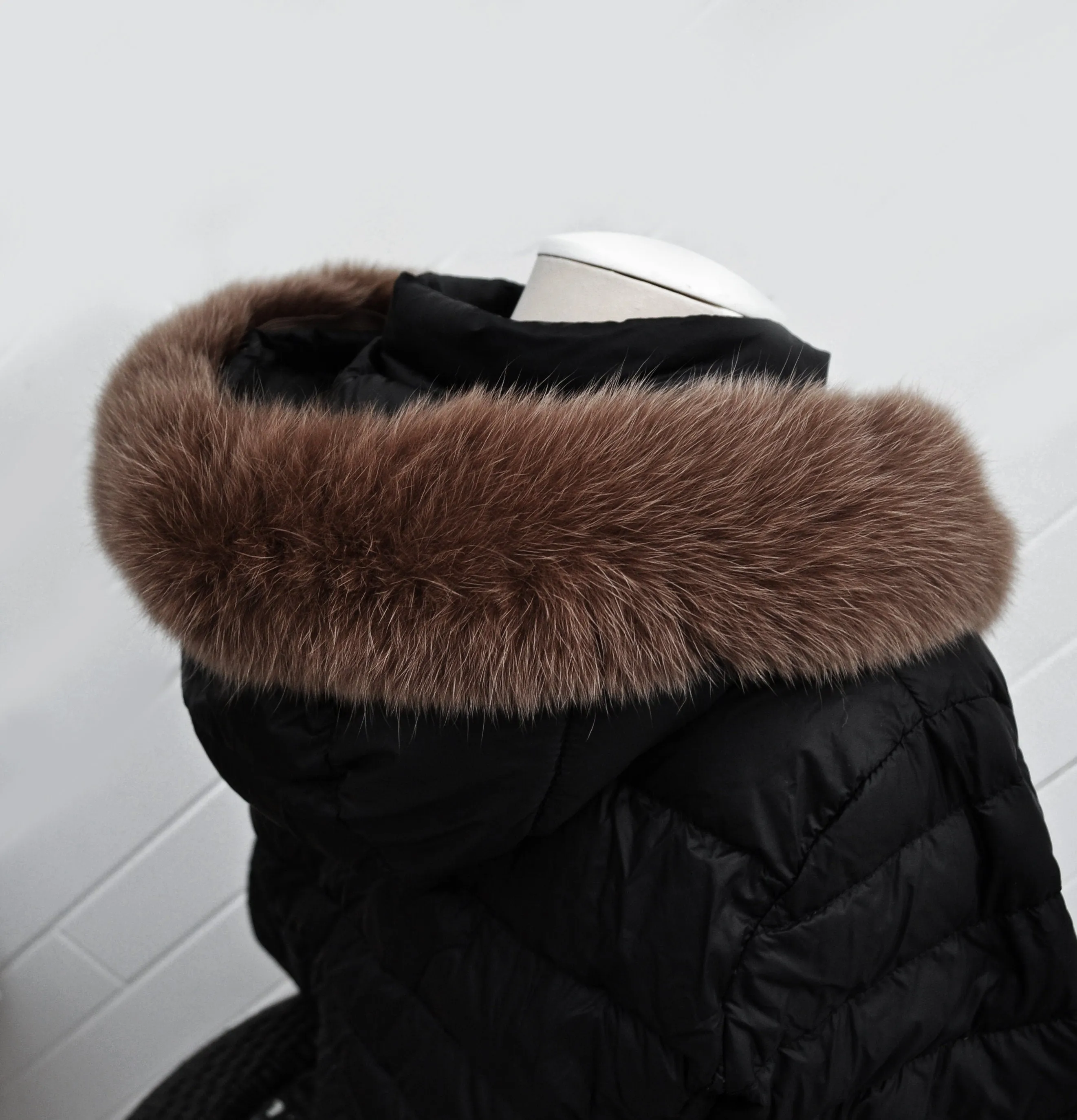 BY ORDER, not Tail, Real Brown Fox Fur Trim Hood, Fur collar trim, Fox Fur Collar, Fur Scarf, Fur Ruff, Fox Fur Hood, Fox Fur, Soft