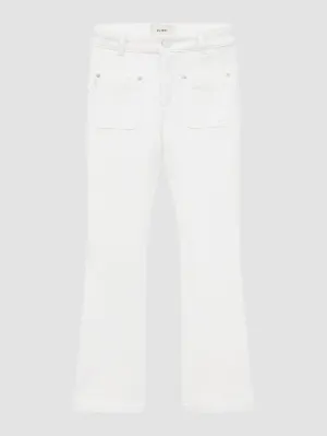 Claire Bootcut - White