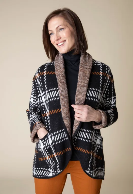 Cozy Cabin Knits Cozy Cardi - Black