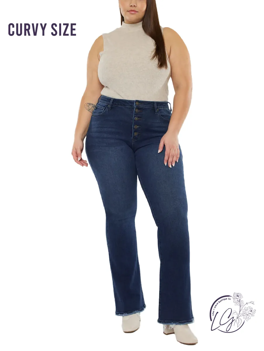 Curvy Bridget High Rise Bootcut by KanCan