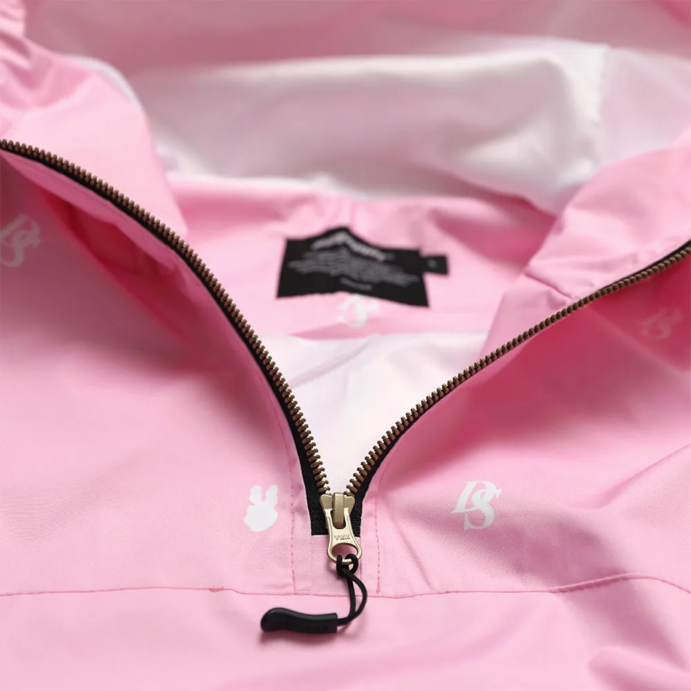 DSXBR HOODED ANORAK JACKET PINK