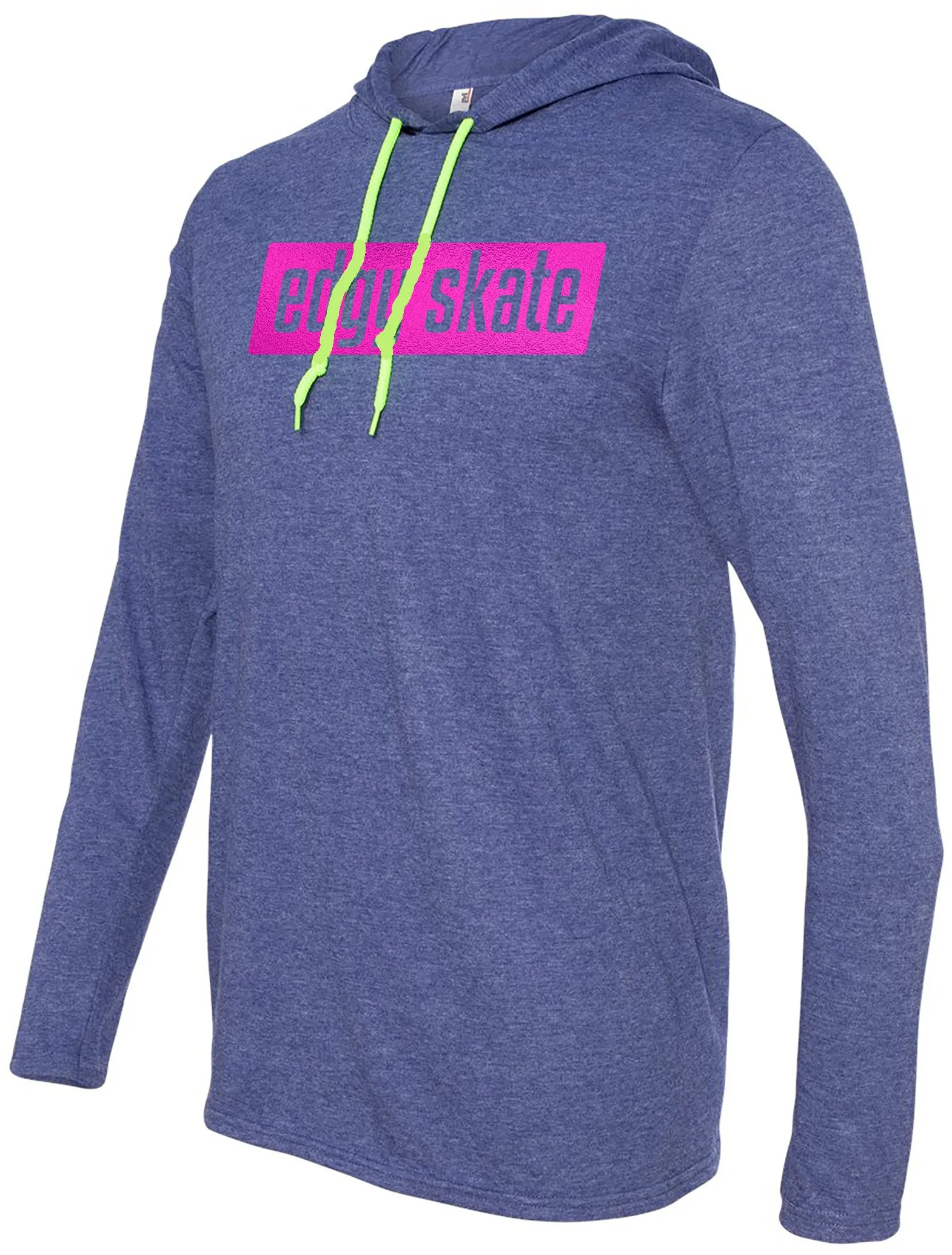 edgy skate long sleeve hoodie t-shirt