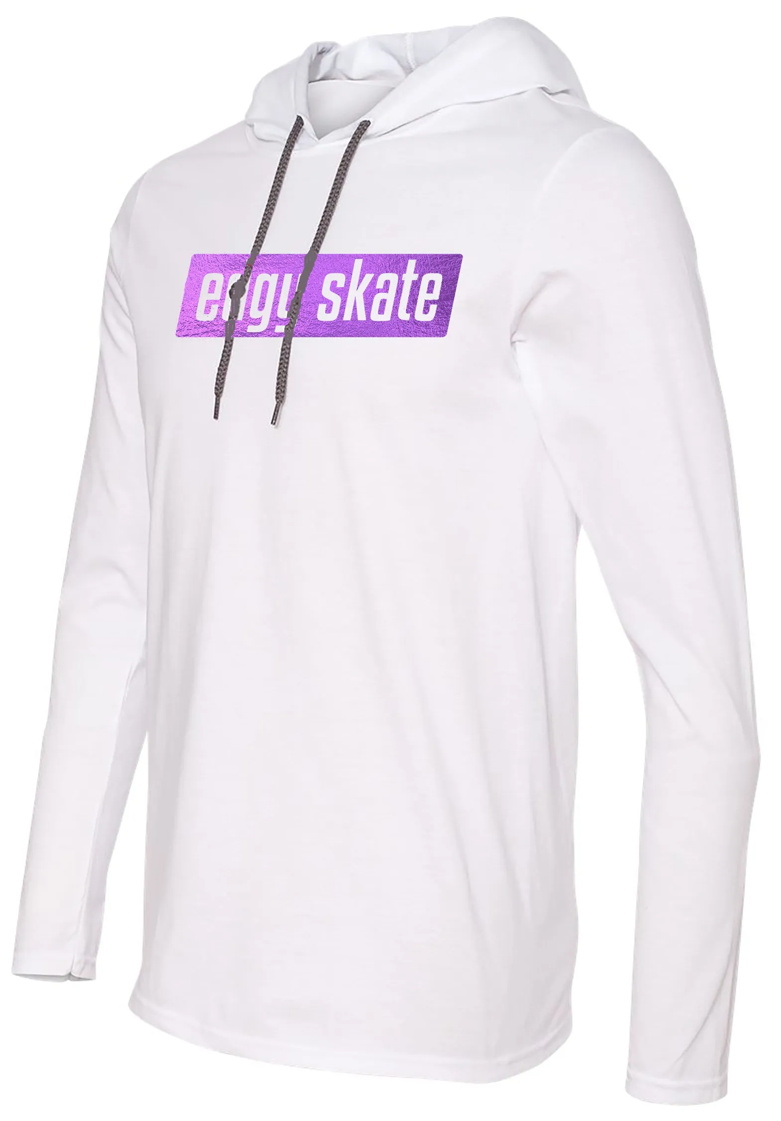 edgy skate long sleeve hoodie t-shirt