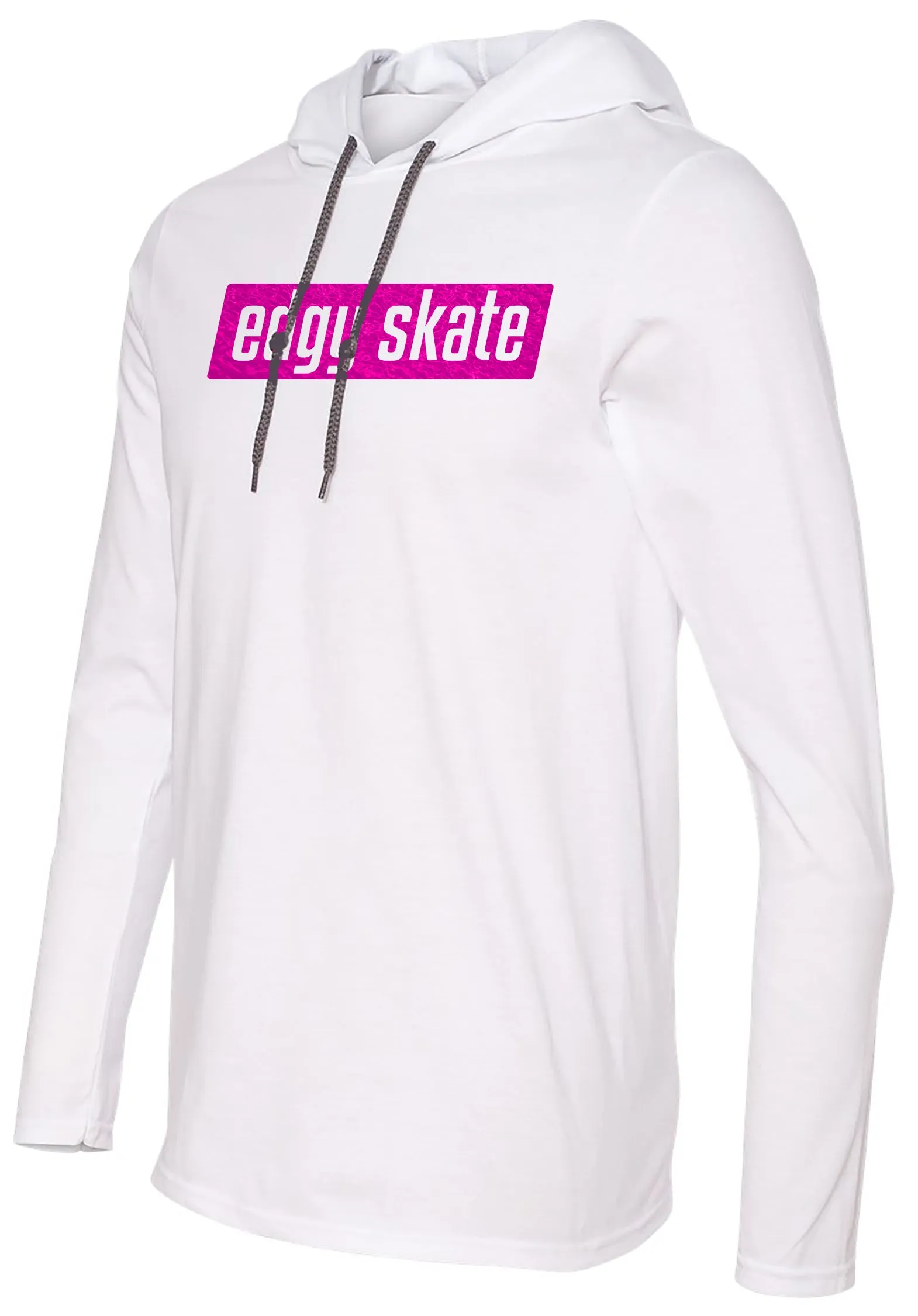 edgy skate long sleeve hoodie t-shirt