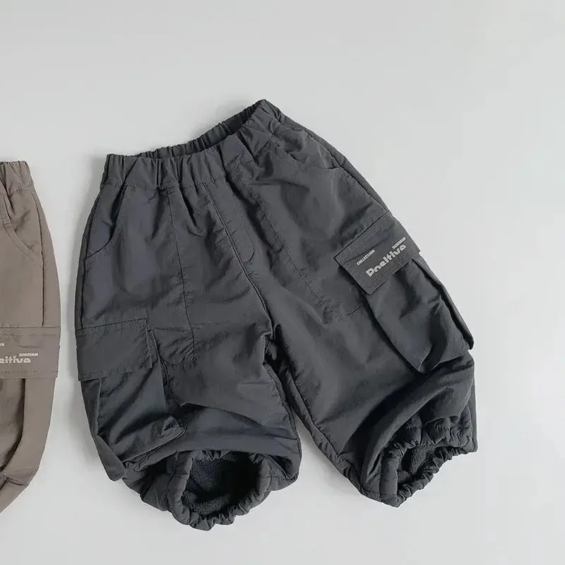 Fleece-Lined Cargo Pants