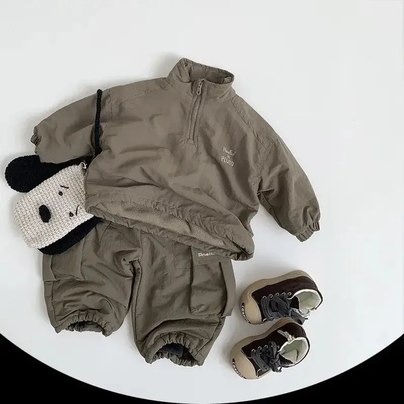 Fleece-Lined Cargo Pants