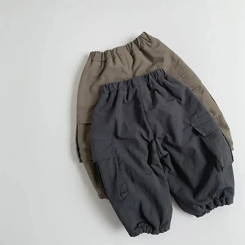 Fleece-Lined Cargo Pants