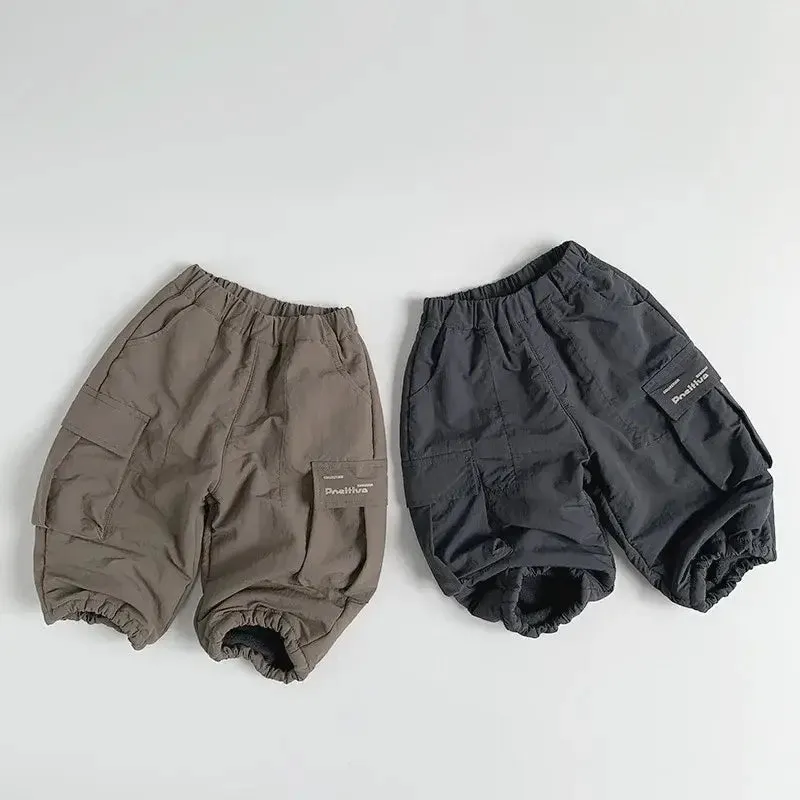 Fleece-Lined Cargo Pants