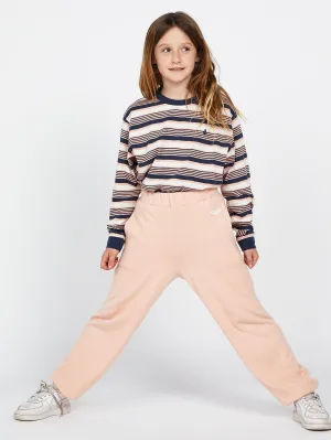 Girls Lived In Lounge Fleece Pants - Hazey Pink