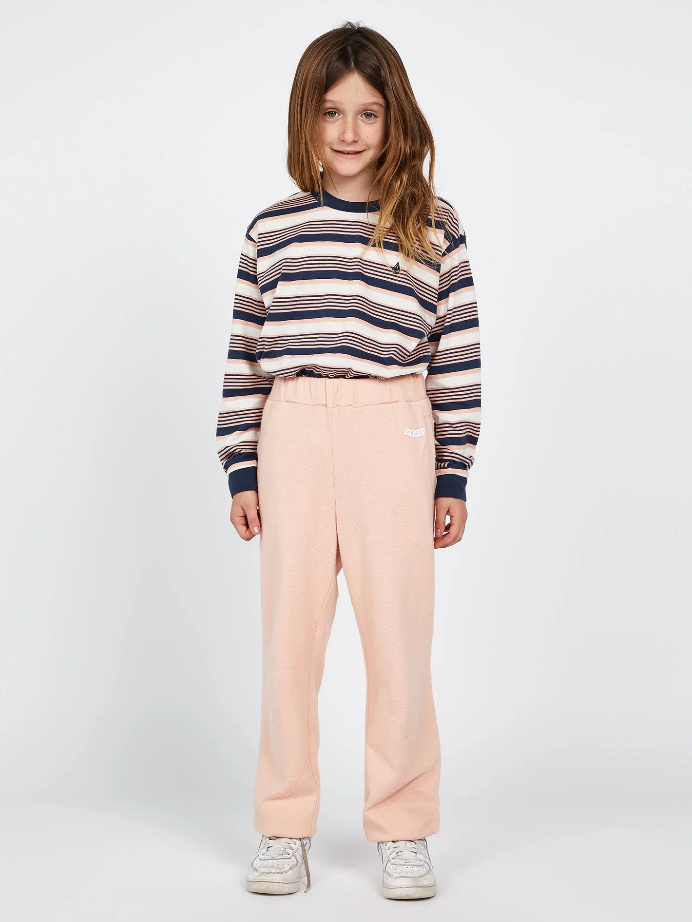 Girls Lived In Lounge Fleece Pants - Hazey Pink