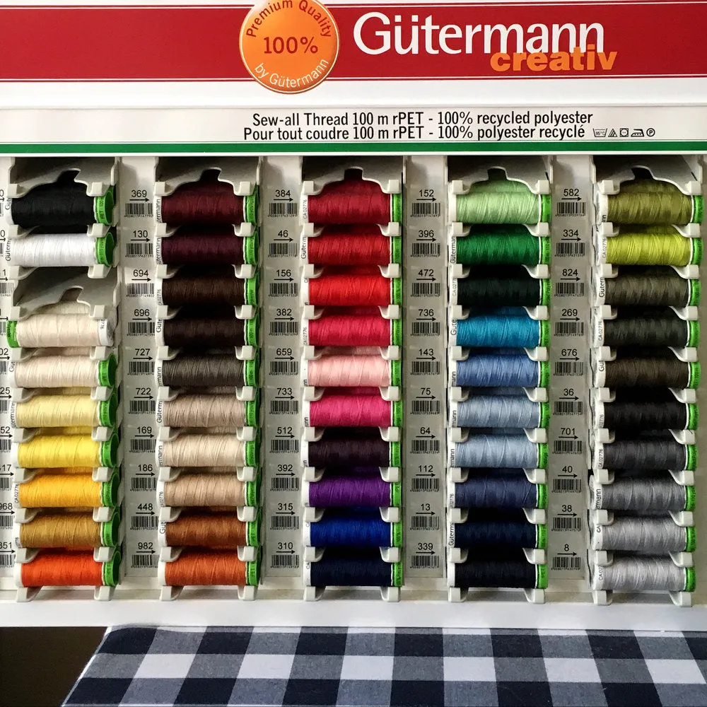 Gutermann Thread, 100% recycled polyester