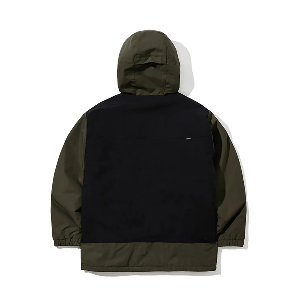 HIGH HOODED JACKET KHAKI