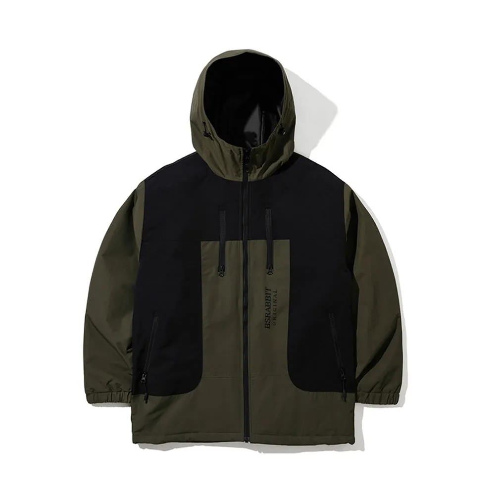 HIGH HOODED JACKET KHAKI