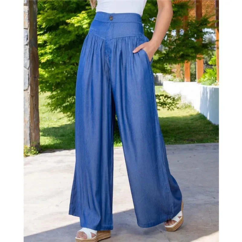 High Waist Autumn Long Wide Leg Loose Jeans