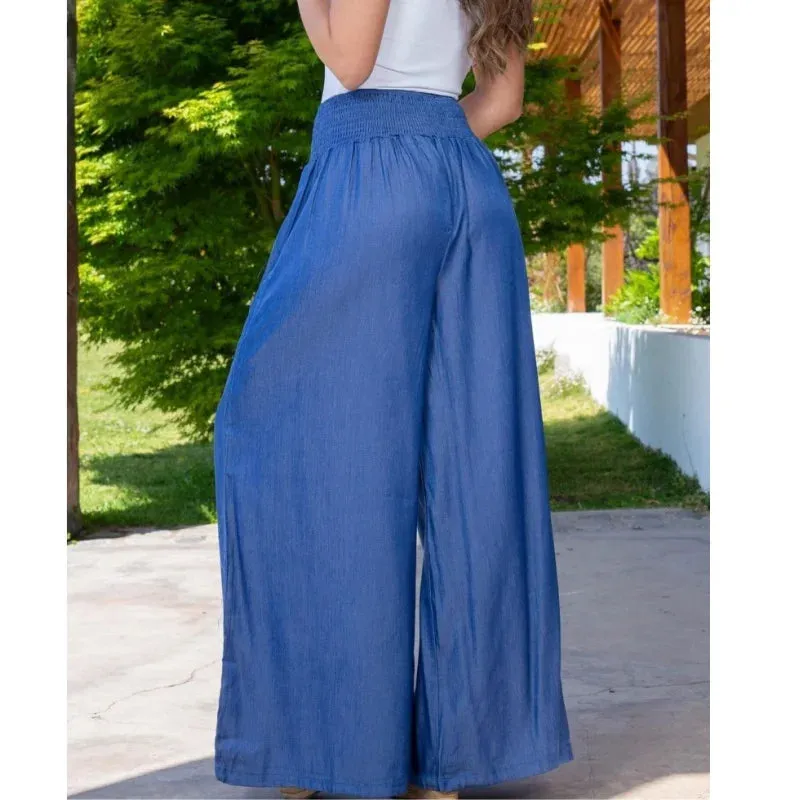 High Waist Autumn Long Wide Leg Loose Jeans