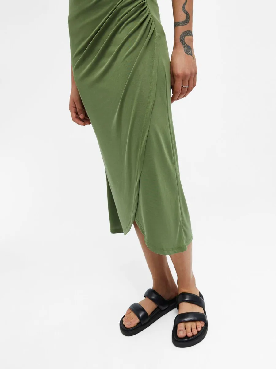 JANE MIDI SKIRT (VINEYARD GREEN)