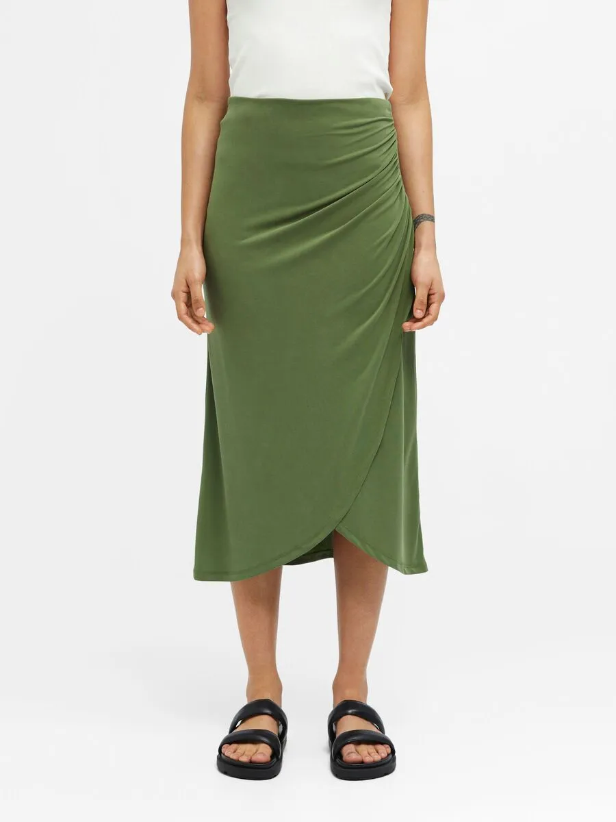 JANE MIDI SKIRT (VINEYARD GREEN)