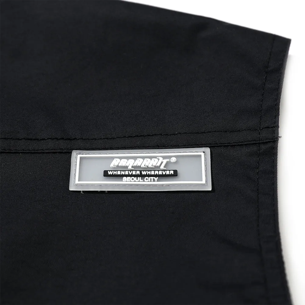 LOGO NYLON VEST BLACK