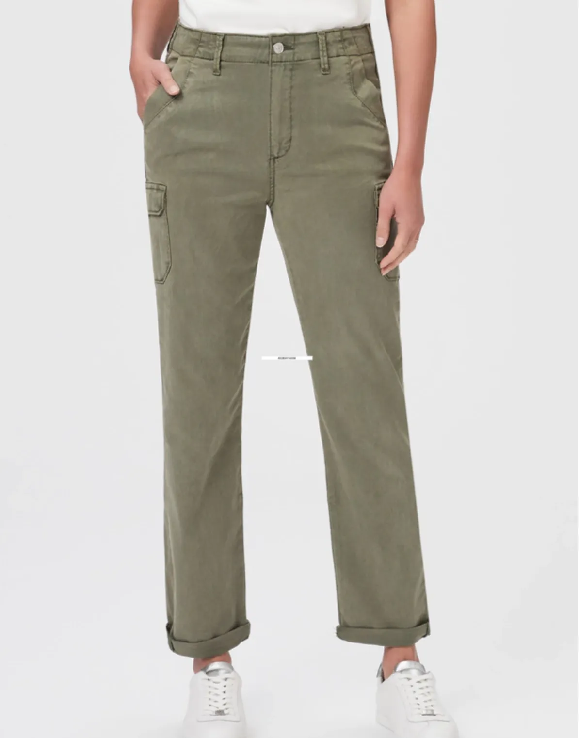 Paige Drew With Cargo Pockets - Vintage Green Ivy