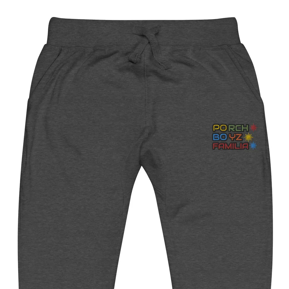 PORCHBOYZ "FAMILIA" COLLECTION Unisex fleece sweatpants