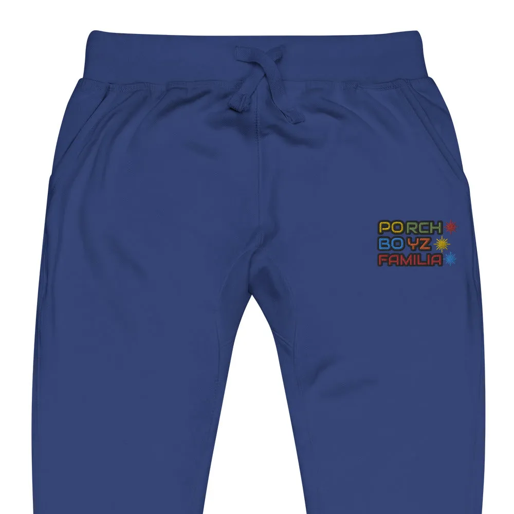 PORCHBOYZ "FAMILIA" COLLECTION Unisex fleece sweatpants