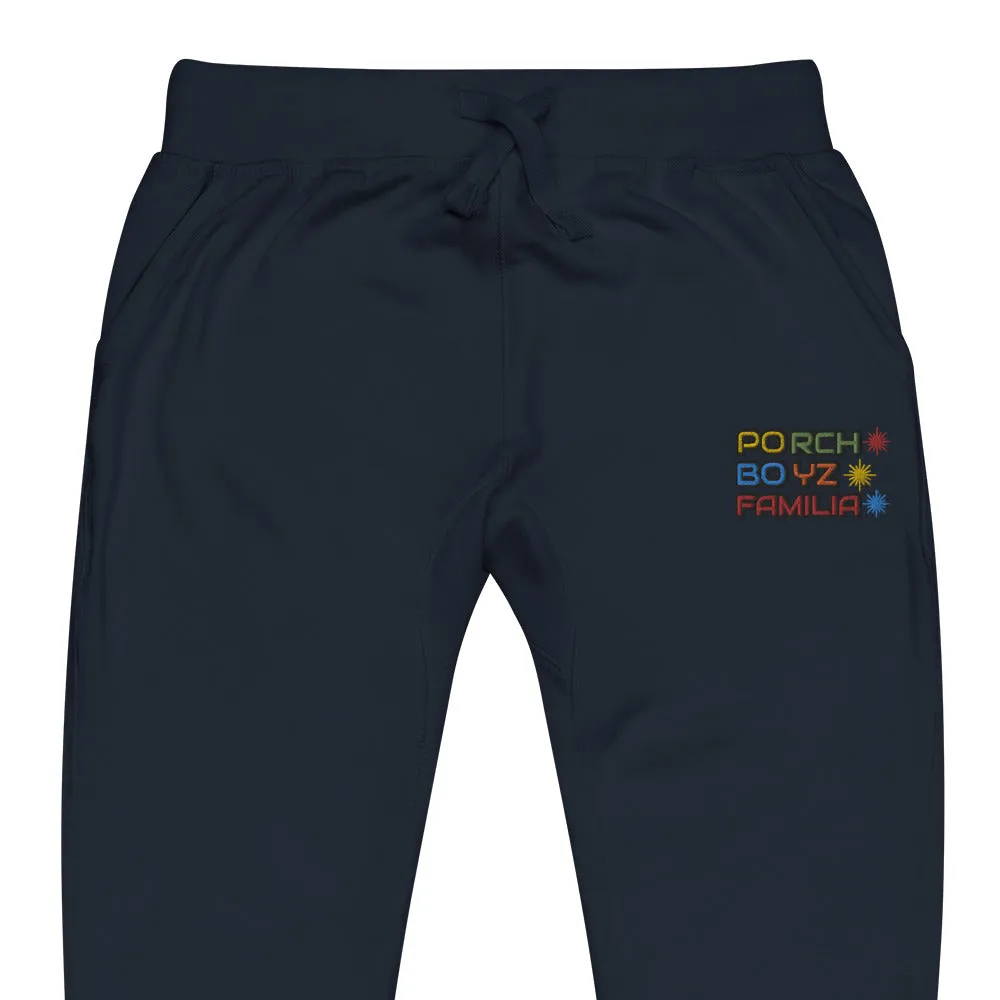 PORCHBOYZ "FAMILIA" COLLECTION Unisex fleece sweatpants