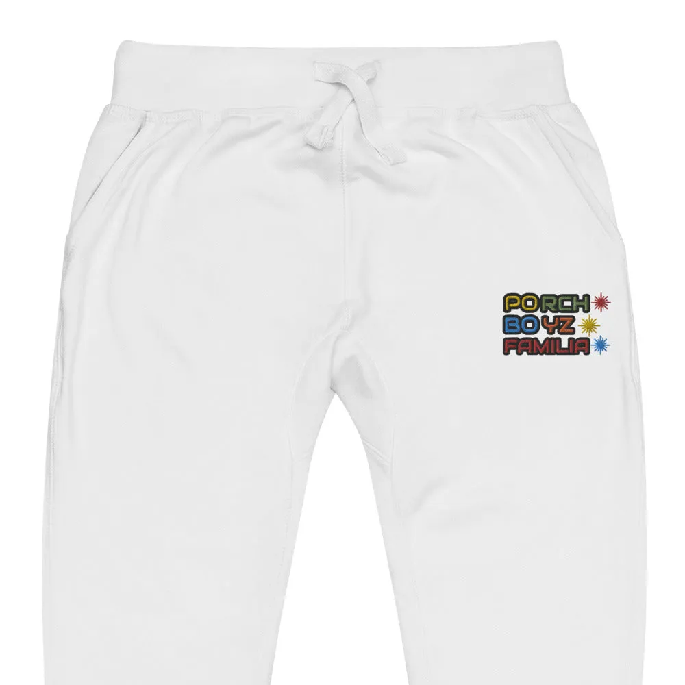 PORCHBOYZ "FAMILIA" COLLECTION Unisex fleece sweatpants