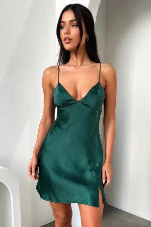 Rhea Dress - Emerald