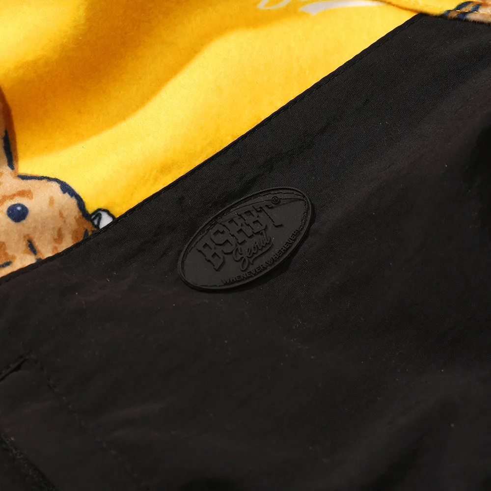 ROYAL FLEECE HOODED JACKET BEAR RABBIT YELLOW