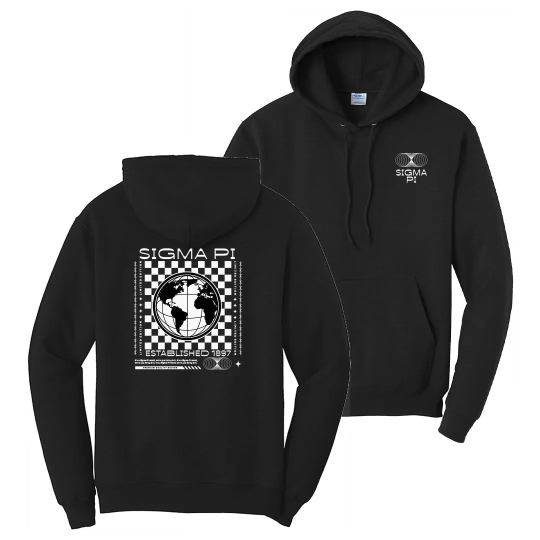 Sigma Pi Graphic Streetwear Hoodie