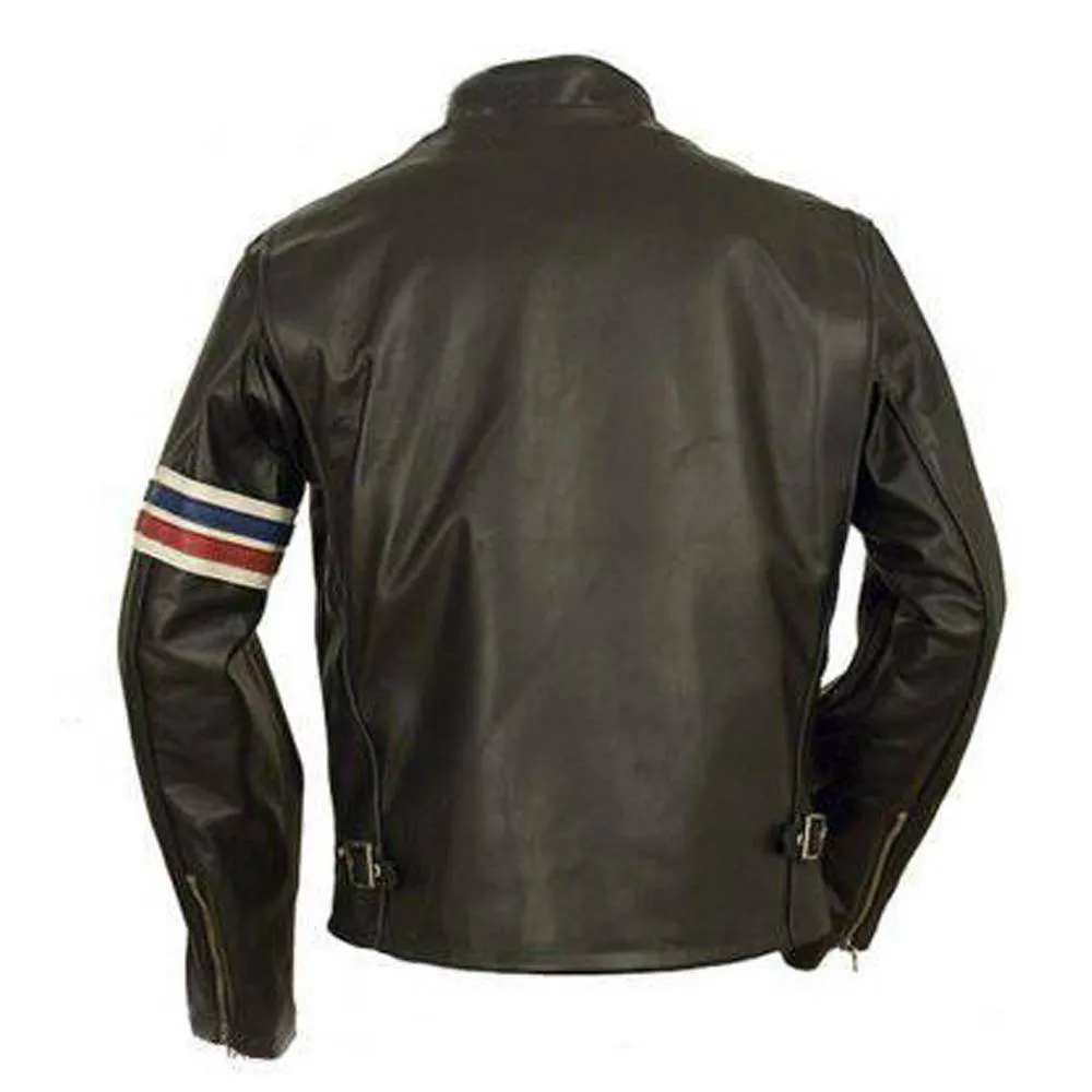 Slim Fit Easy Rider USA Flag Jacket