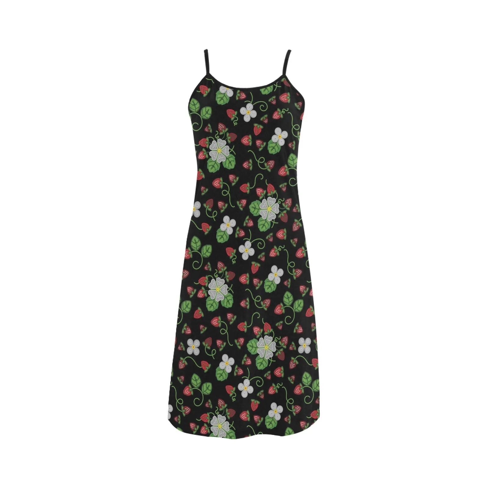 Strawberry Dreams Midnight Alcestis Slip Dress