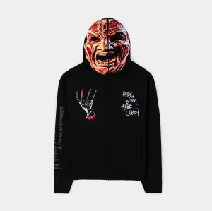 The SP x Nightmare On Elm Street Guess Who Mask Zip Up Mens Hoodie (Black/White)