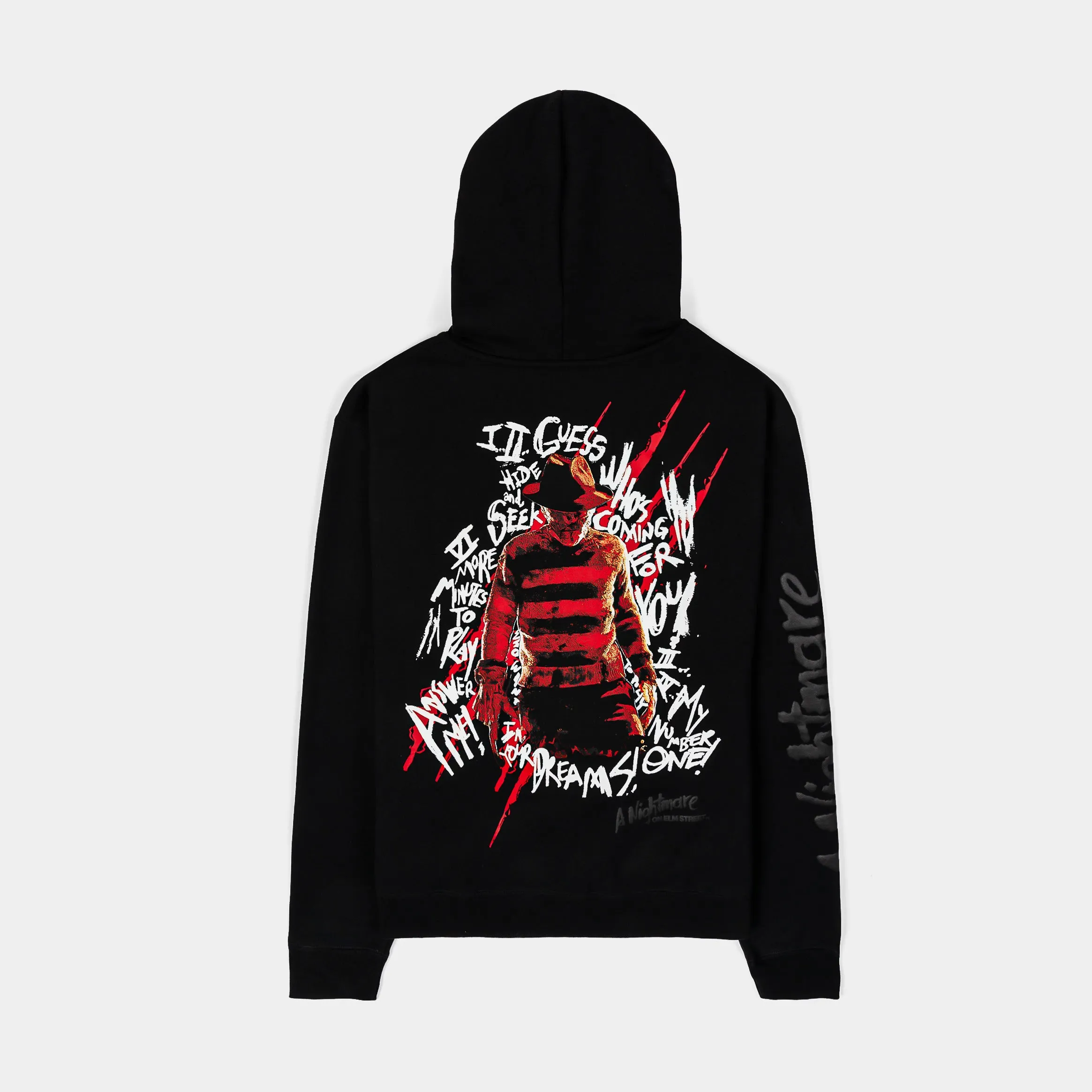 The SP x Nightmare On Elm Street Guess Who Mask Zip Up Mens Hoodie (Black/White)