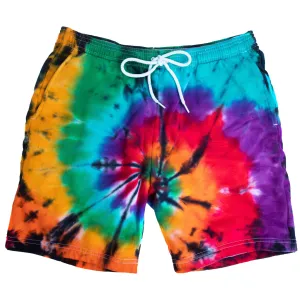 Tie Dye Men's Fleece Shorts