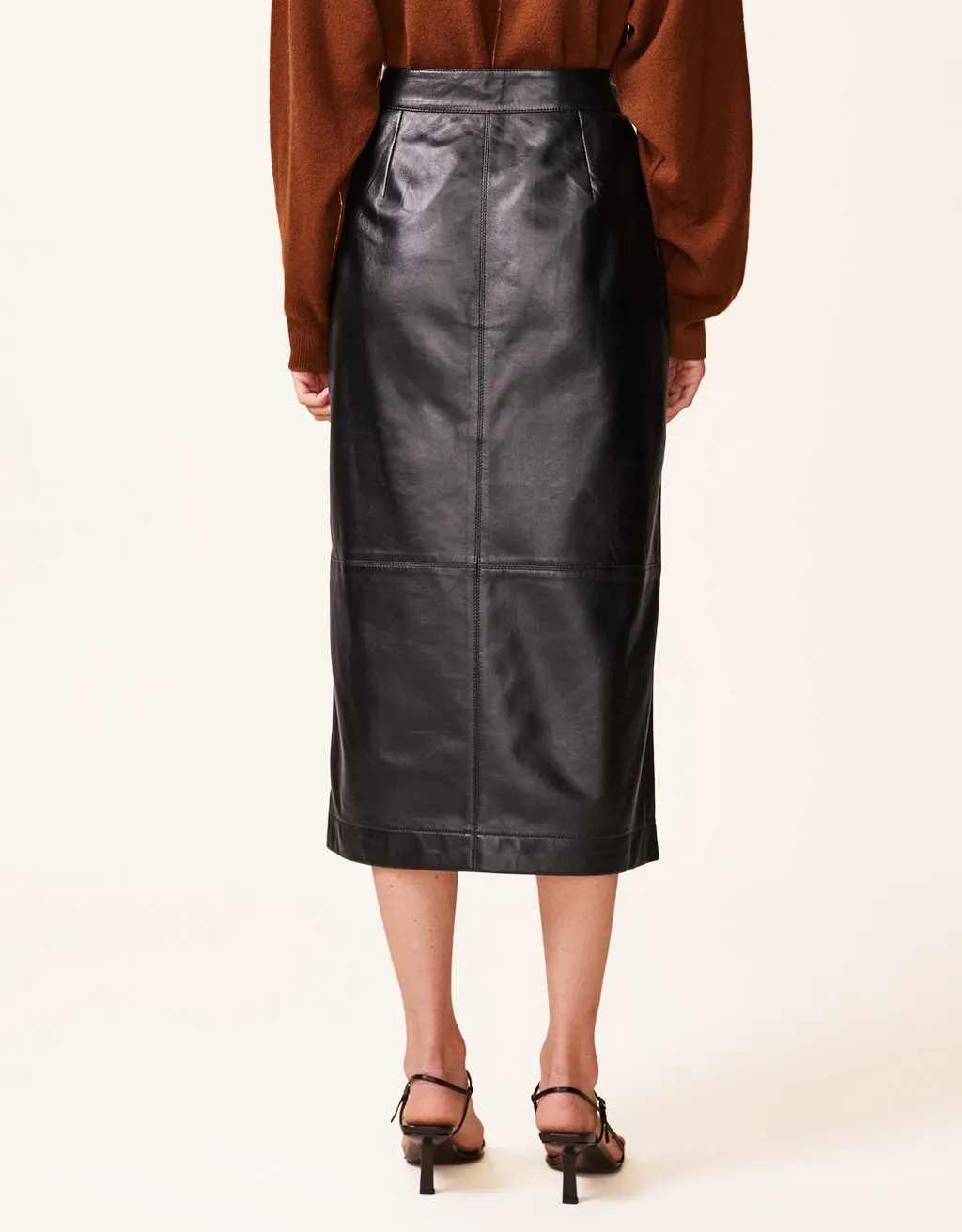 unsubscribed leather pencil skirt