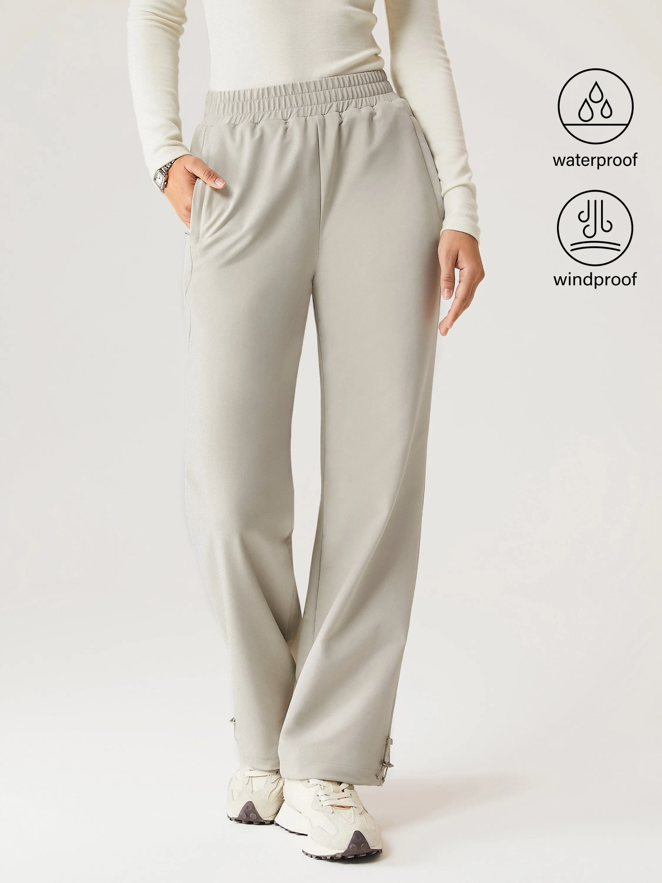 Water-Proof Fleece-Lined Elastic Waist Pant